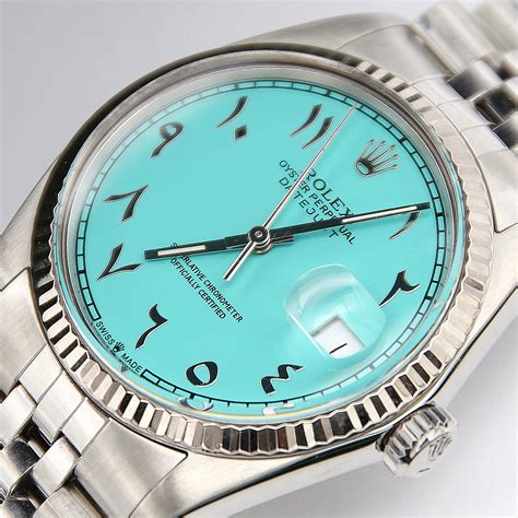 rolex arabic dial original|rolex tiffany arabic dial.